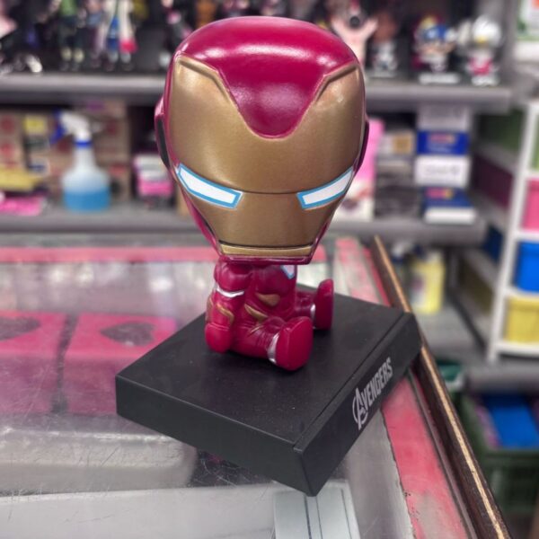 Iron Man Character Action Figure Limited Edition Bobblehead with Mobile Holder for Car Dashboard, Office Desk & Study Table (Copy) - Image 2