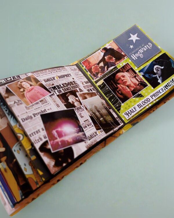Hogwarts Theme Harry potter Scrapbook Personalised with Photos