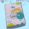 Baby Boy Scrapbook in Brown and Blue | Baby Album Personalised with Photos