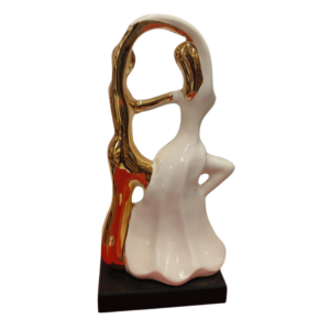 Boy Girl Dancing Gold