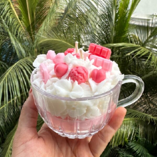 Pink Desert Candle