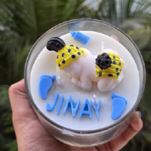 Baby Name Candle
