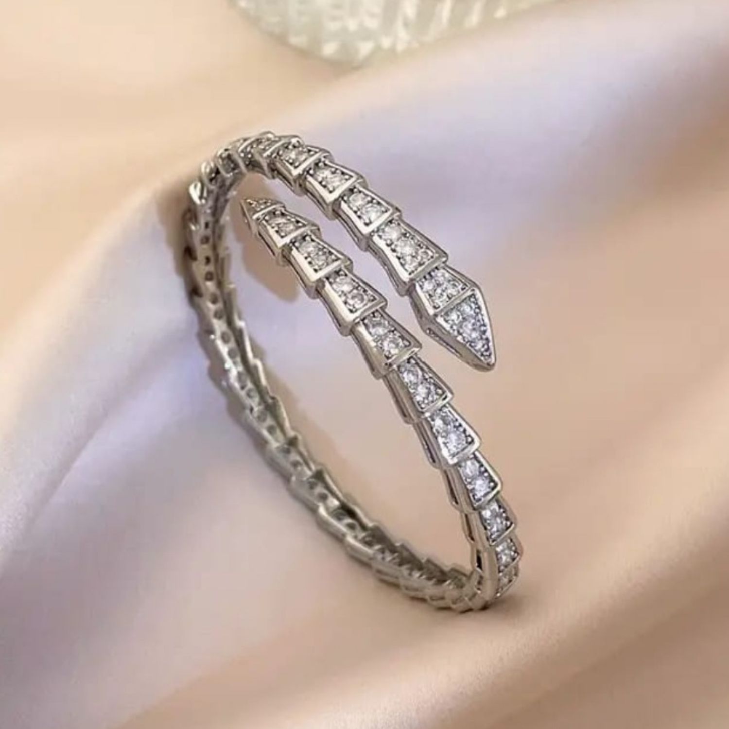 Monalisa Snake Bracelet Silver