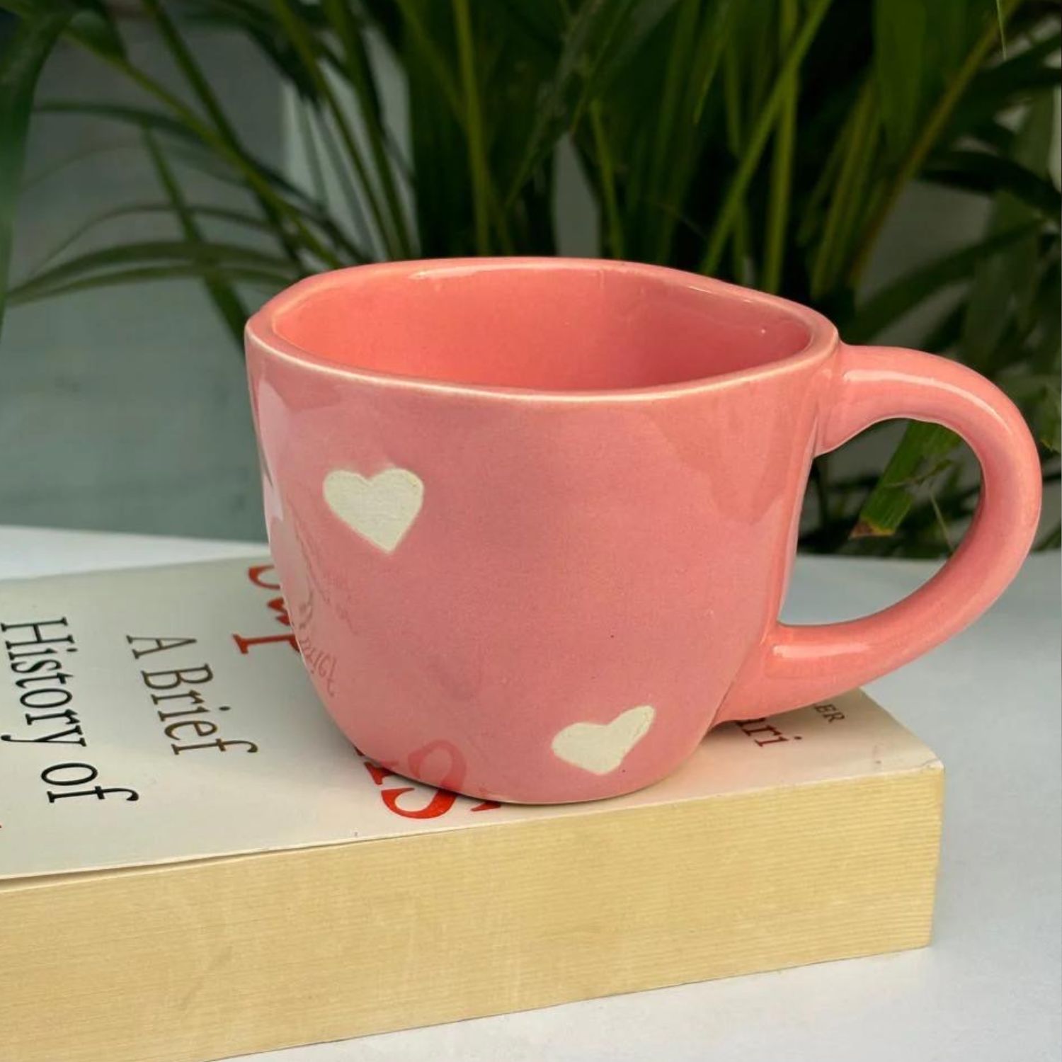 Pink With White Heart