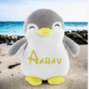 Black & White Customized Penguin Soft Toy for Kids