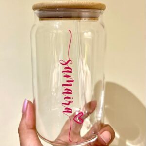Customised Can Glass Tumbler