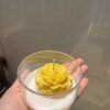 Rose peony glass shot