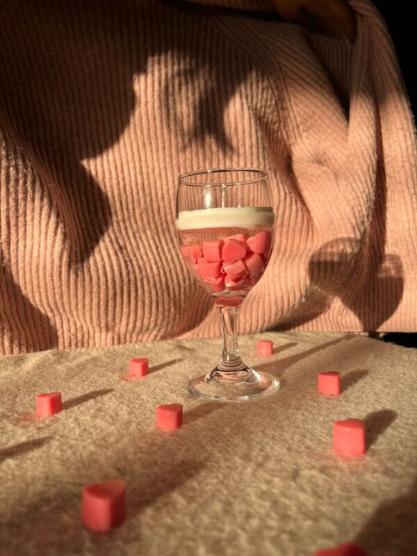 Little heart candle