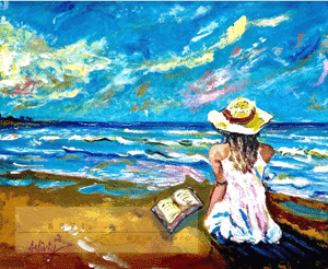 QUIET REFLECTIONS  5.7 H x 9 W  Inches